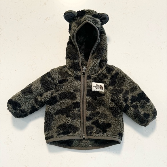 The North Face Other - The North Face 0-3 months fleece camo jacket